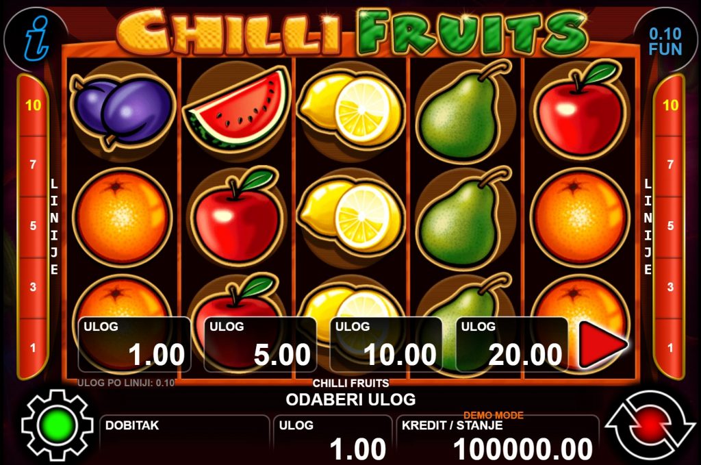 chilli fruits 